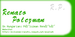 renato polczman business card